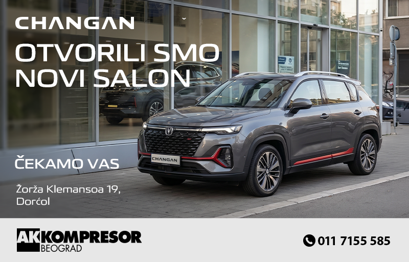 Otvoren je CHANGAN salon u AK Kompresor